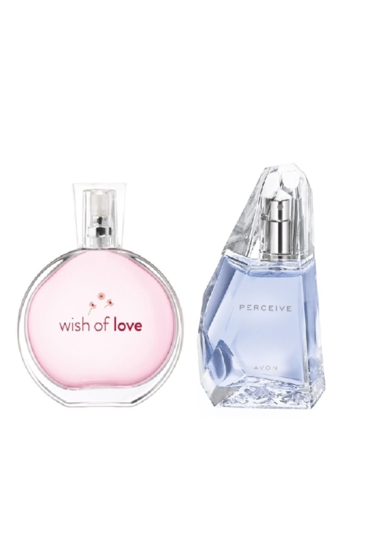 AVON Wish Of Love ve Perceive EDT 100 ml Kadın Parfüm Seti 2'li Set