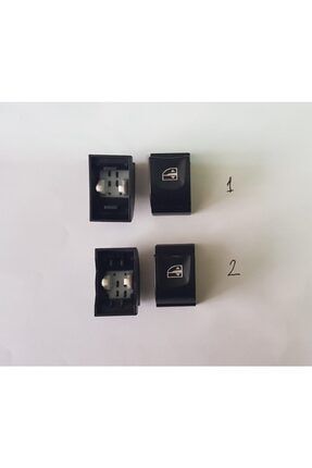 Cam Kaldırma Anahtar Düğme Kapağı Fluence-megane 3 ( 2 Adet) 1 Nolu Ürün C 903