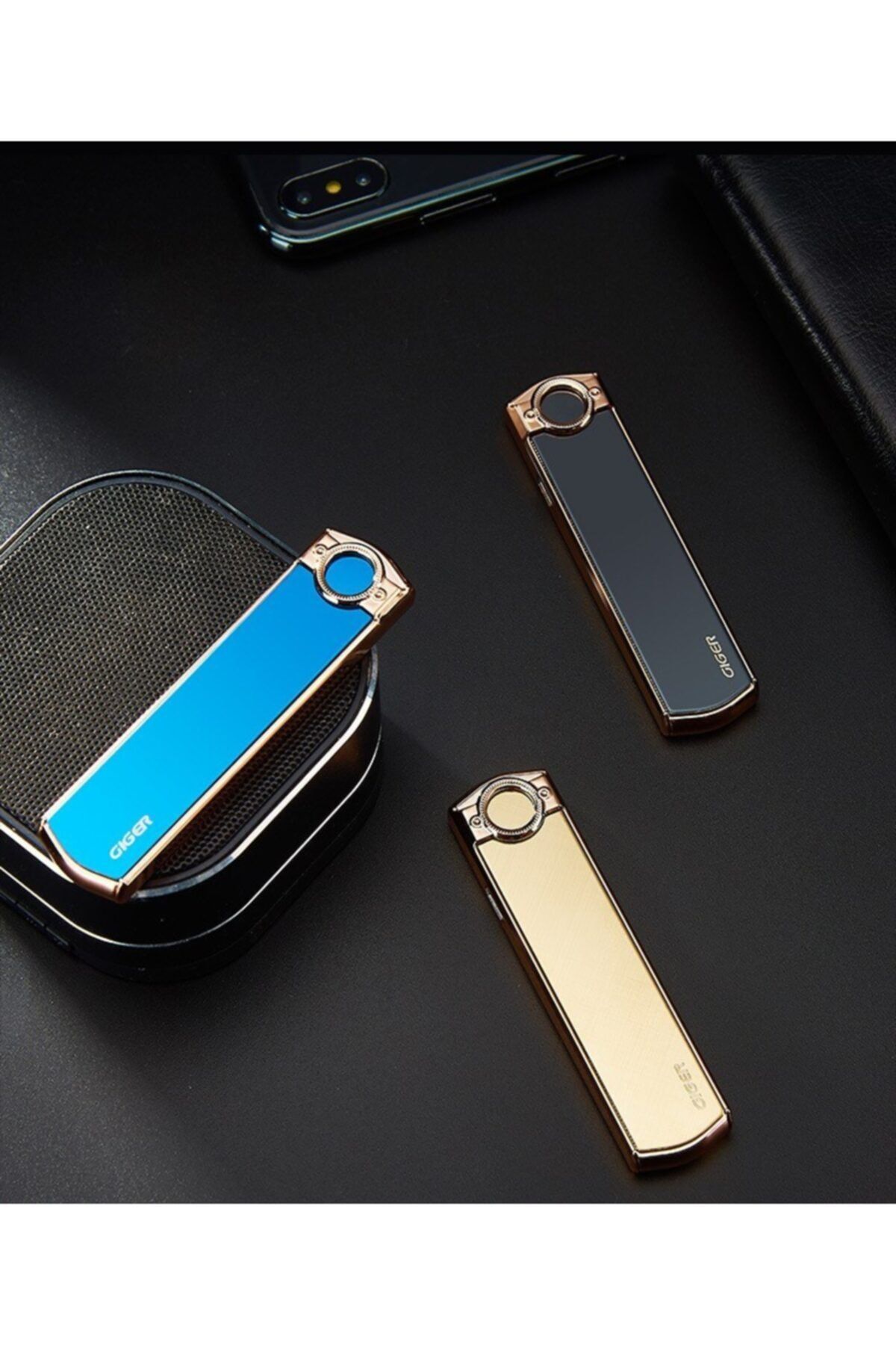 Usb Şarjlı Gold King Şarjlı Çakmak - 2