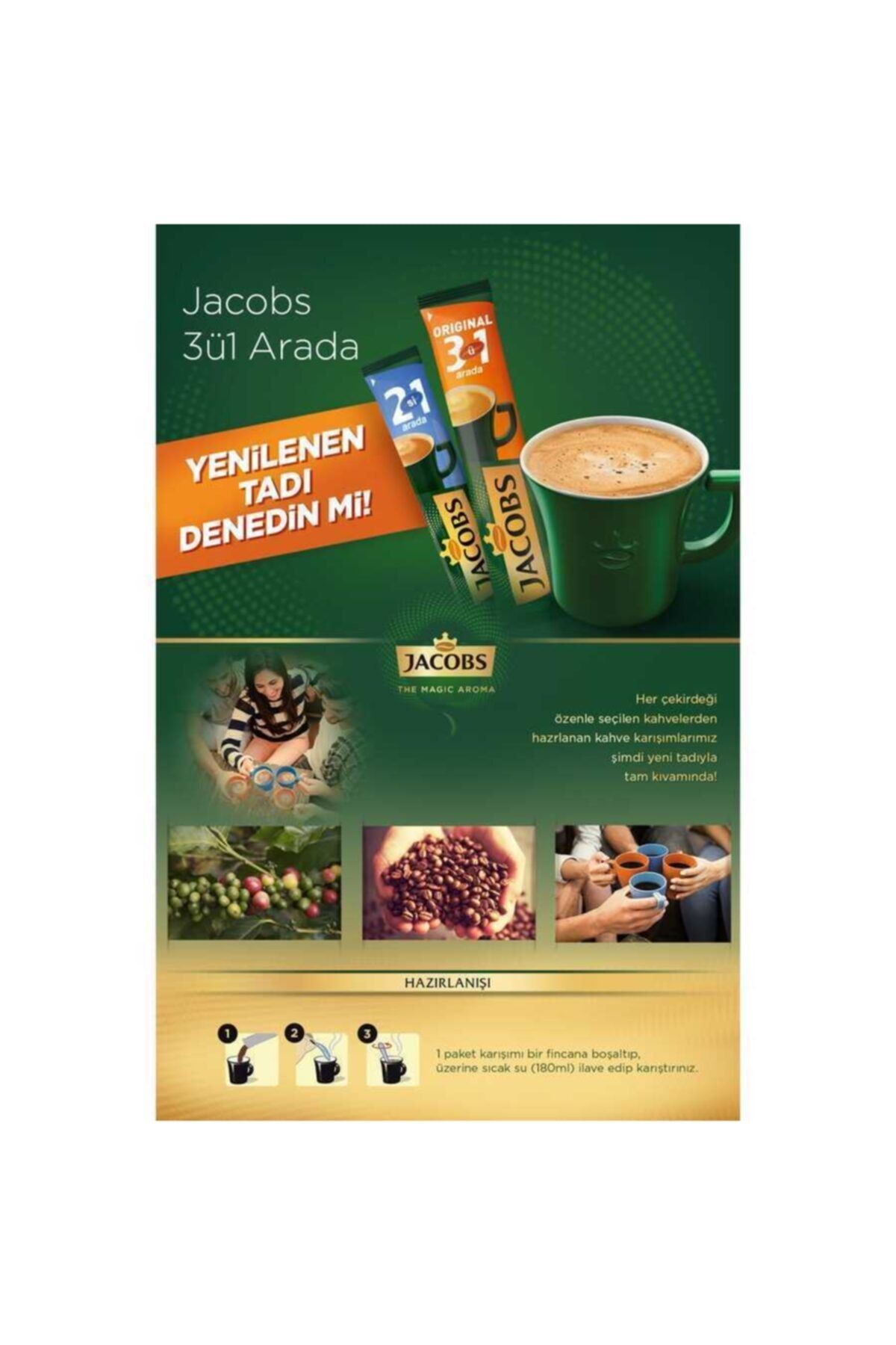 Jacobs-3 in 1 240 Pieces of Stick Coffee (40 X 6 Pack) 3
