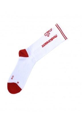 Erkek Beyaz Spor Çorap Socks-01