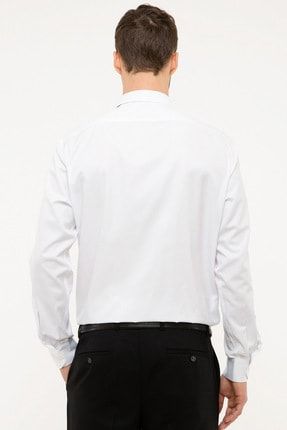 Erkek Beyaz Regular Fit Basic Gömlek G021GL004.000.841878