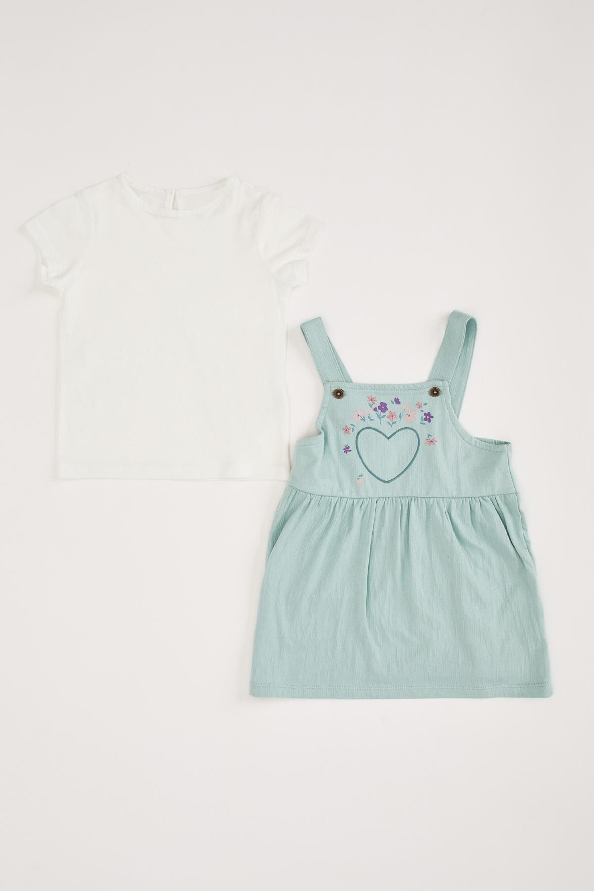 Defacto Kiz Bebek Salopet Body Takim Trendyol