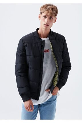 Mavi Erkek Dik Yaka Sisme Mont 010220 900 Trendyol