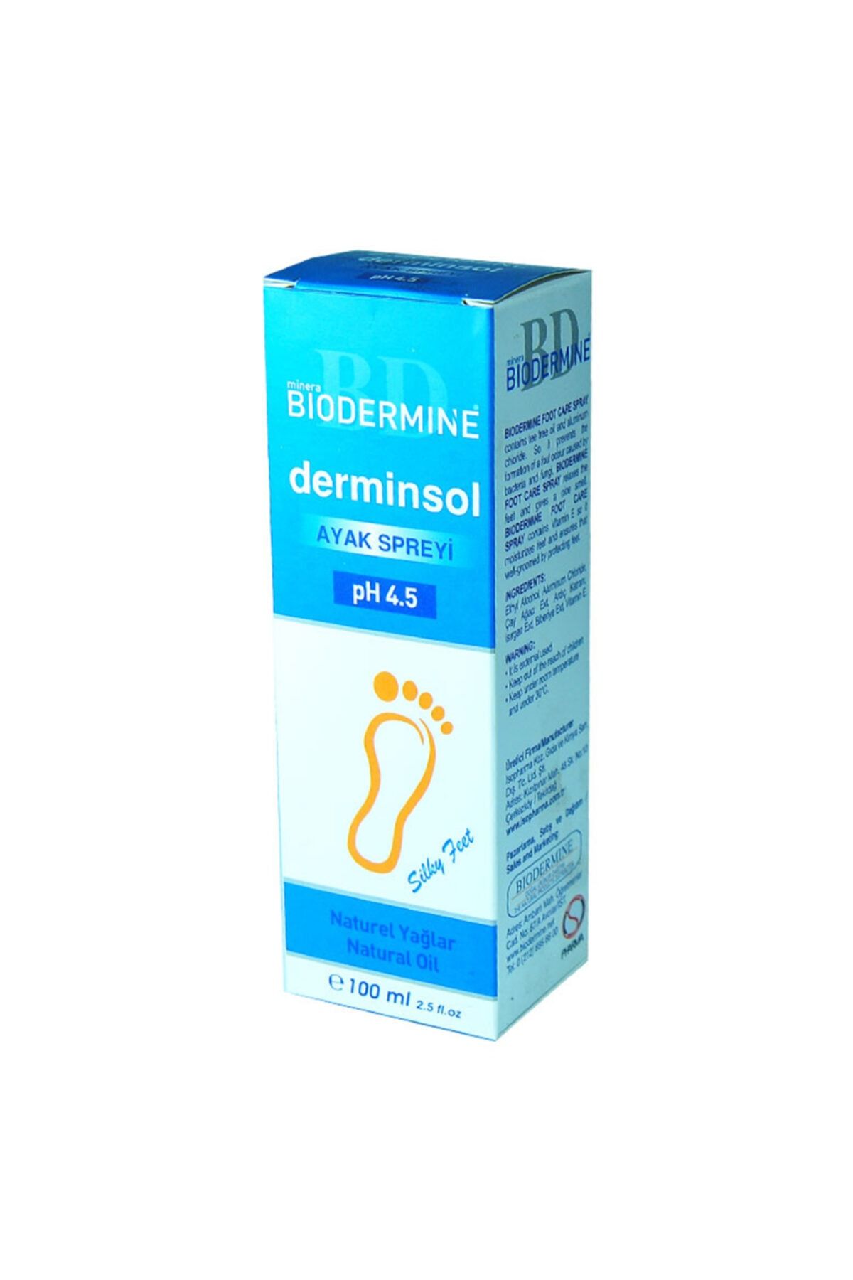 اسپری پا Ph 4.5 100 میلی لیتر Biodermine