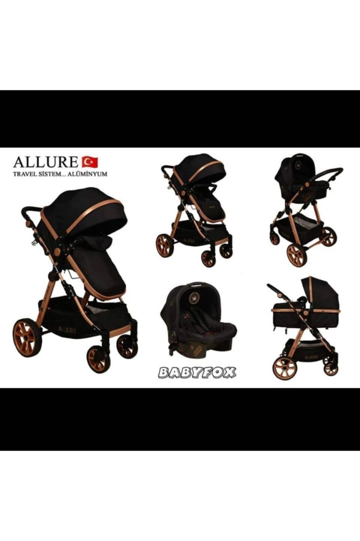 babyfox allure gold kasa bebek arabasi fiyati yorumlari trendyol