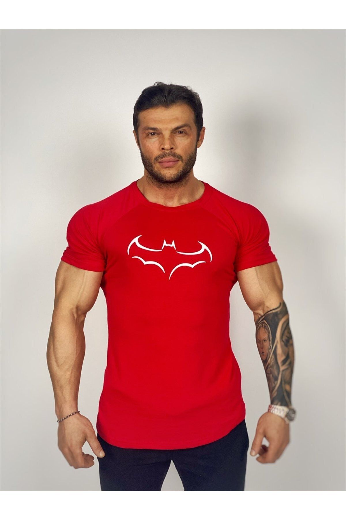 BLACK Bat Fitness T shirt Trendyol