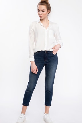 Defacto Kadin Mavi Kot Susana Slim Fit Jean Pantolon J0835az 19sp Nm34 Fiyati Yorumlari Trendyol