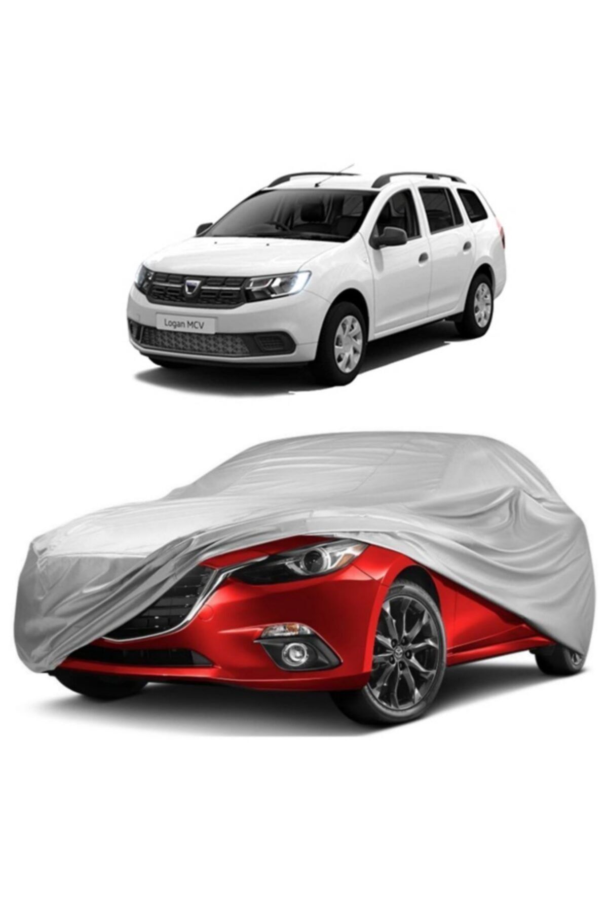 CoverPlus Dacia Logan Mcv Car Tarpaulin Miflon Canvas Auto Tent