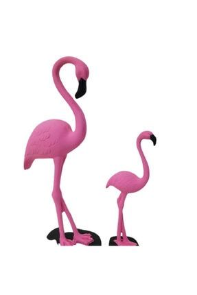 Pembe Ab Ev Ikili Flamingo Dekorasyon AR2020FPS