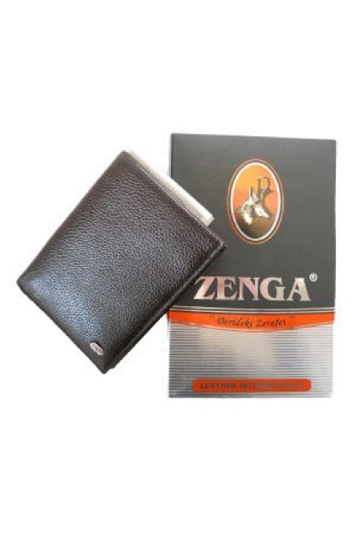 کیف پول مردانه قهوه ای Zenga | E-zenga708-2 اورجینال - تصویر 3
