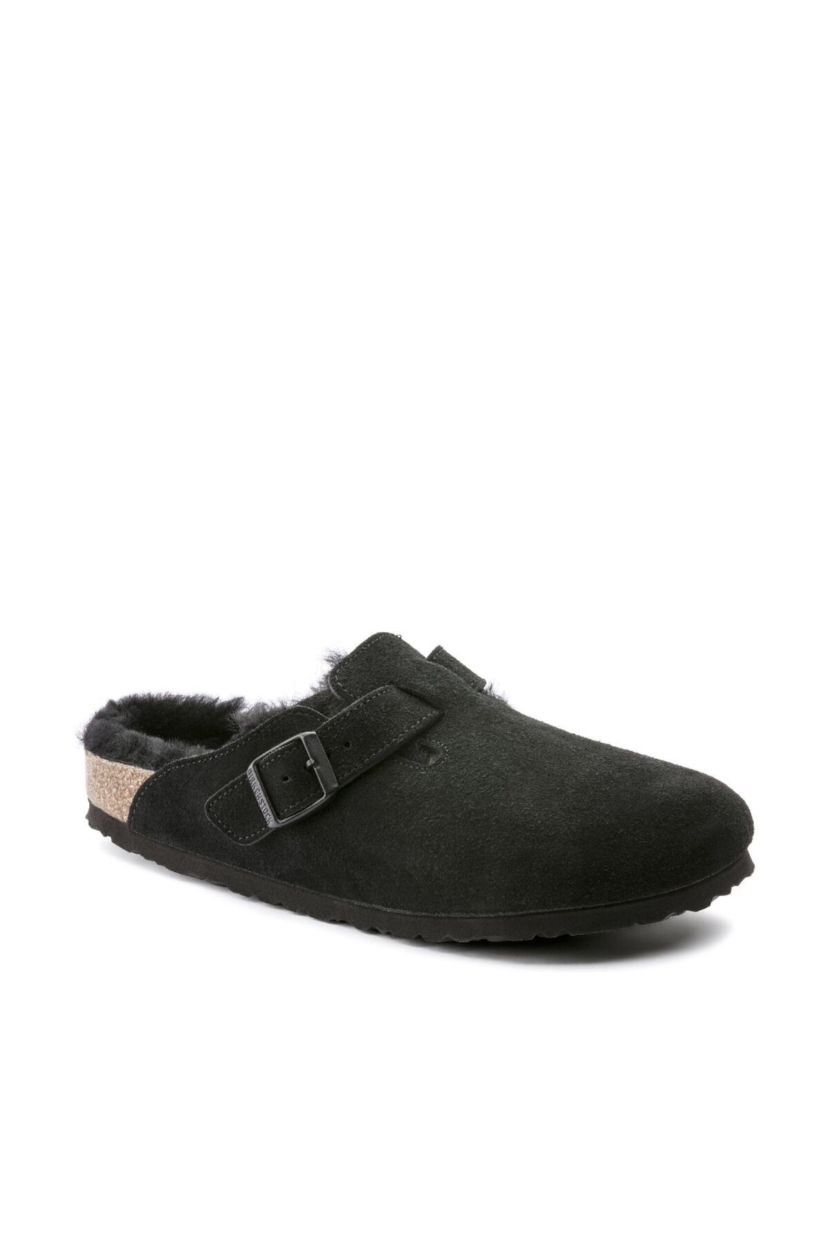Boston Fell Black Slippers Birkenstock