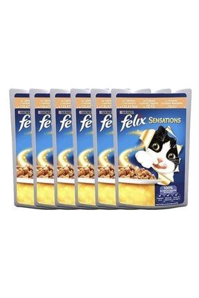 Felix Sensations Somonlu Ve Karidesli Yas Kedi Mamasi 100 Gr Trendyol