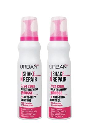 Urban Shake N Repair Curl Saç Bakım Köpüğü Avantajlı 2'li Set URBNSET02
