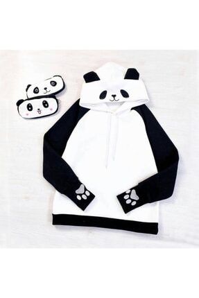 Carpe Kadin Siyah Kedi Kulakli Sweatshirt Trendyol