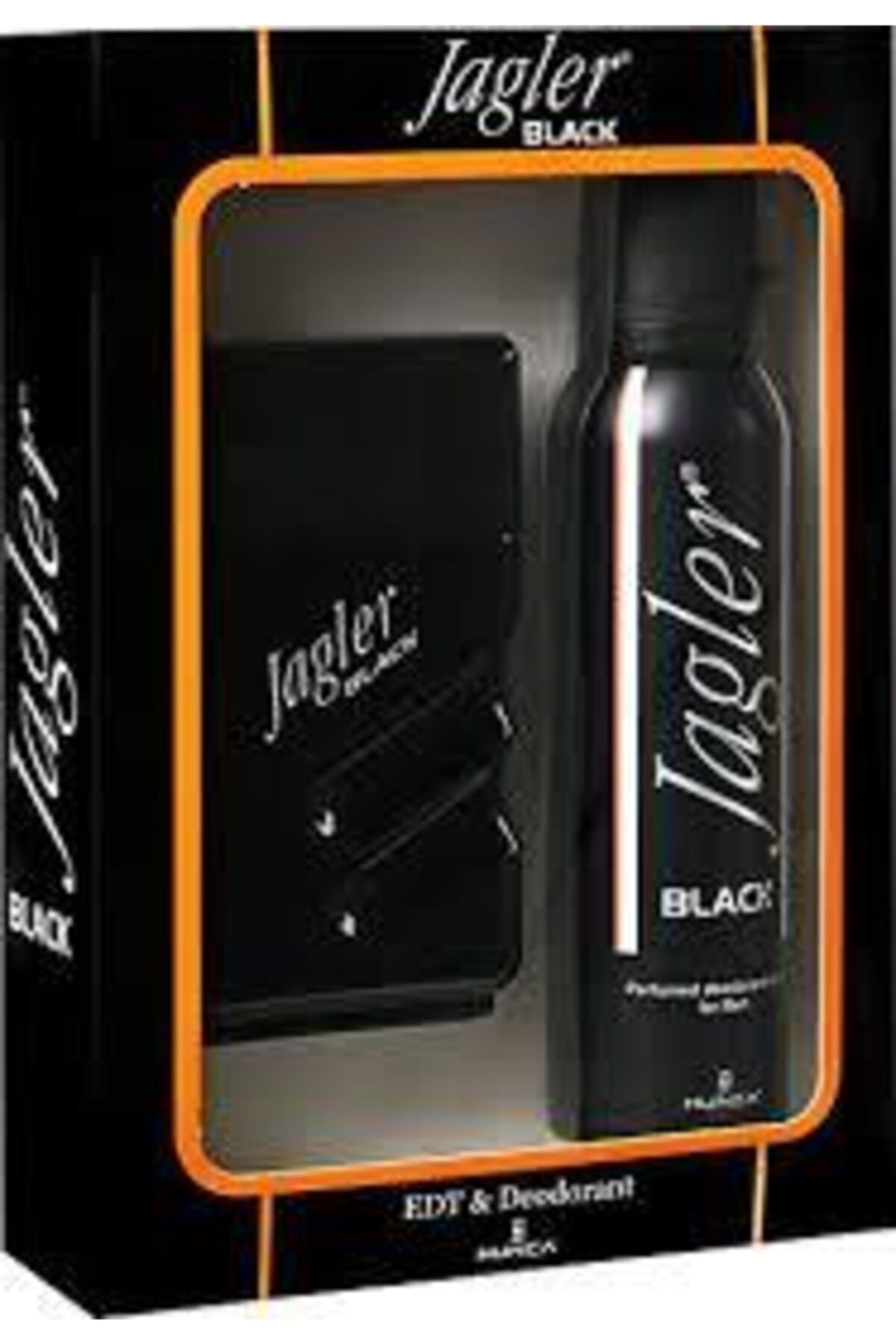 ست عطر مردانه مشکی 90 میلی لیتری EDT 150 میلی لیتری Deo Jagler