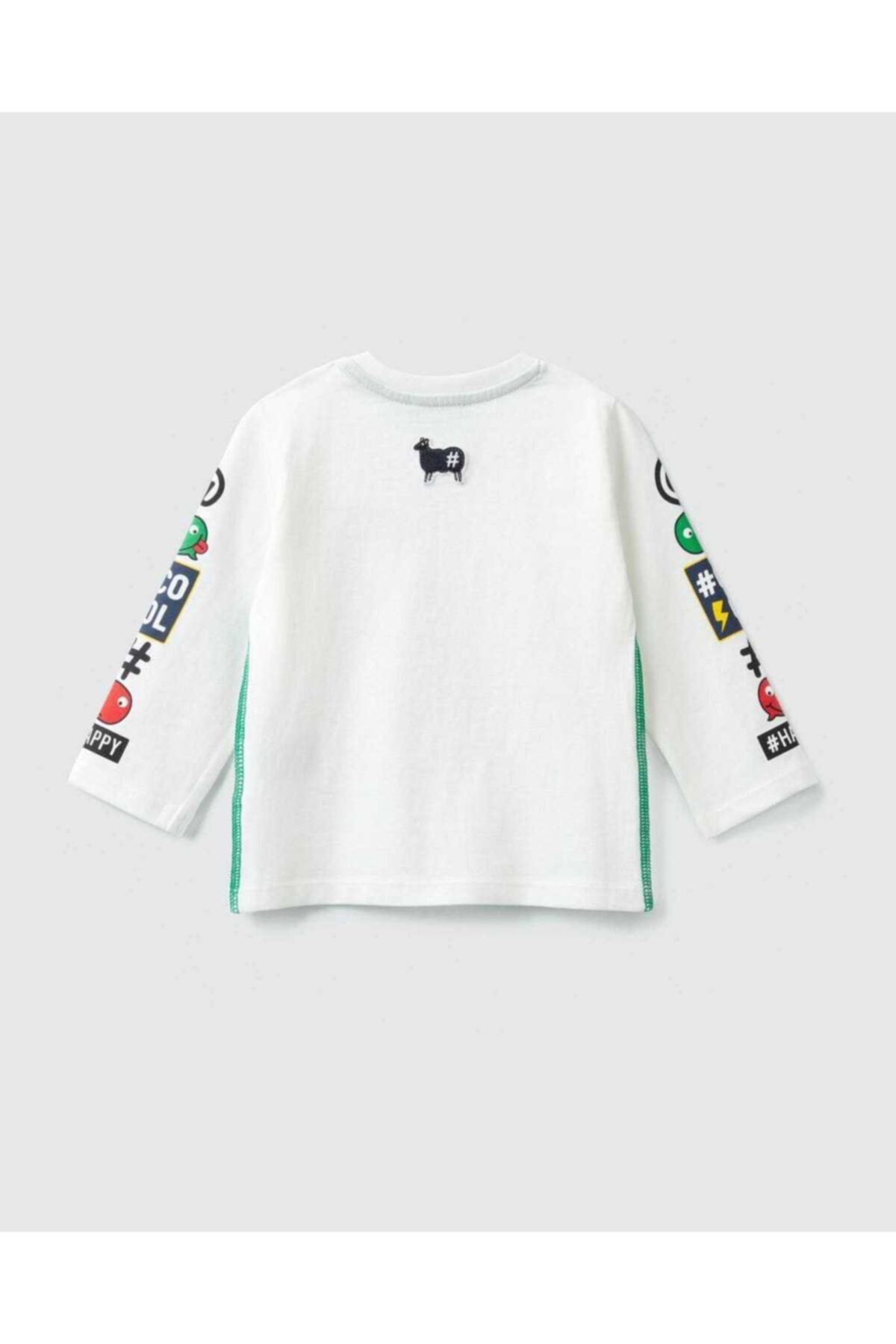Kolları Baskılı Tshirt