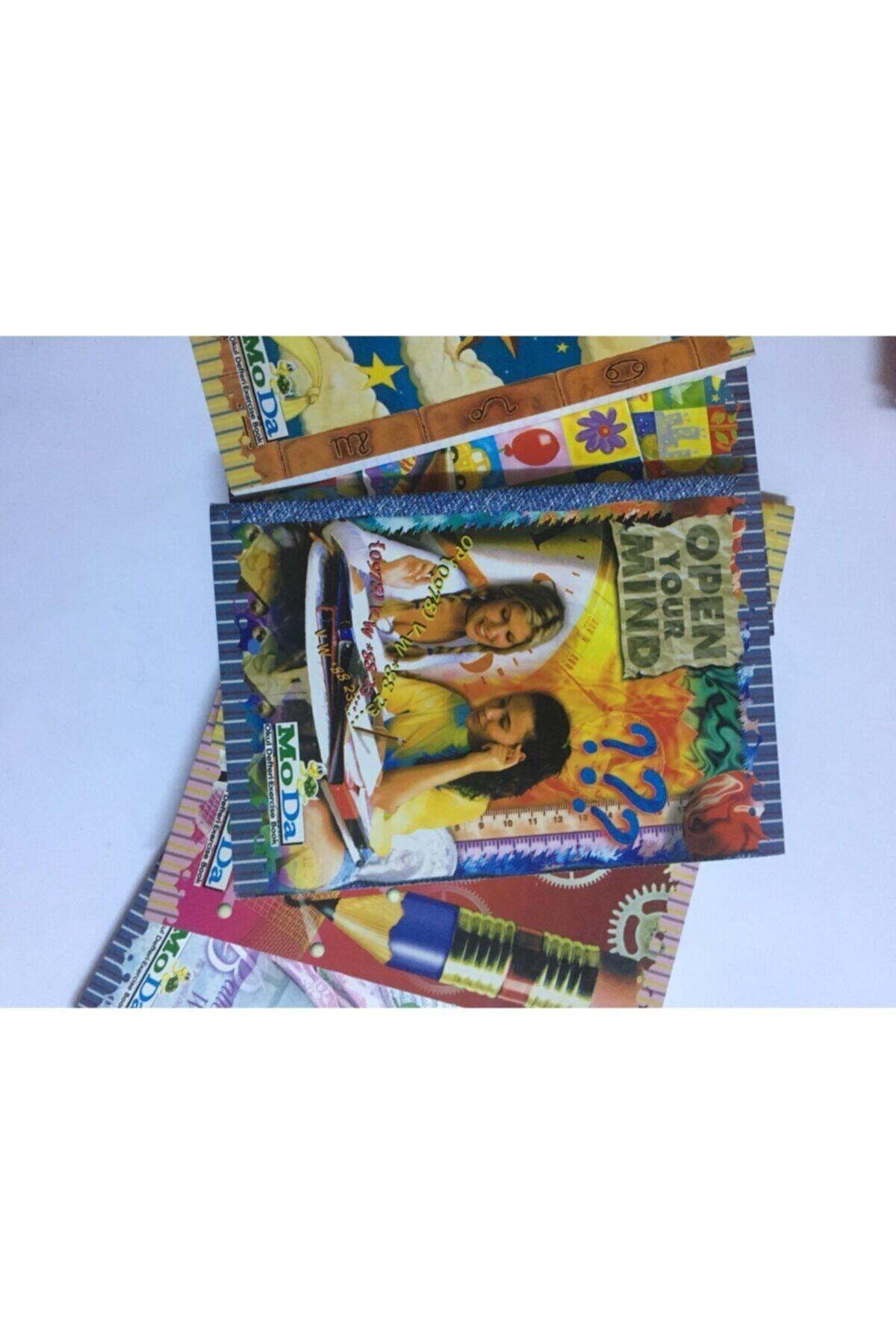 MODA-Notebook A-5 High School 100yp Squared 6 Pieces 2