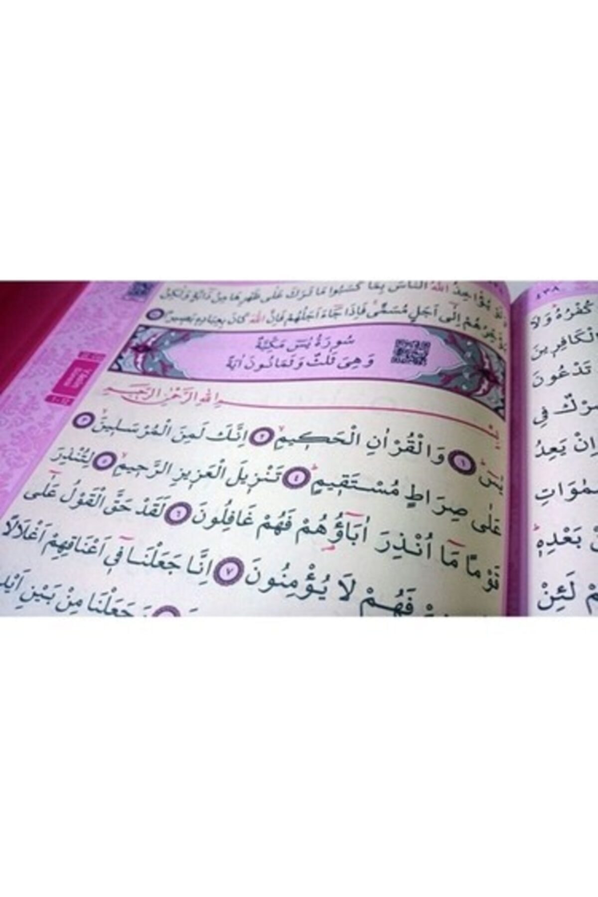 Haktan Yayın Dağıtım Kur’an-ı Kerim Pembe Cilt (Rahle Boy - Sesli) fotoğrafı 2 (önizleme)