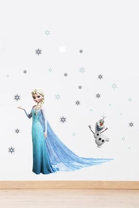 Elsa Ve Olaf Frozen Karlar Ülkesi Çocuk Odası Sticker CS-902