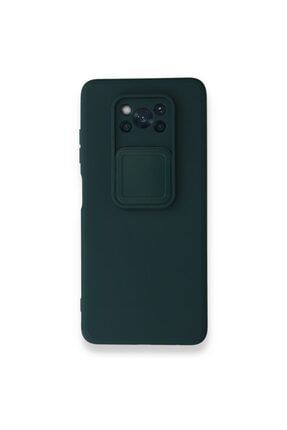 Xiaomi Poco X3 Uyumlu Kılıf Color Lens Silikon - Yeşil colorxiaomi-pocophone-x3