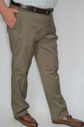 Erkek Nohut Renk Pamuk Keten Klasik Likralı Pantolon BİM2222
