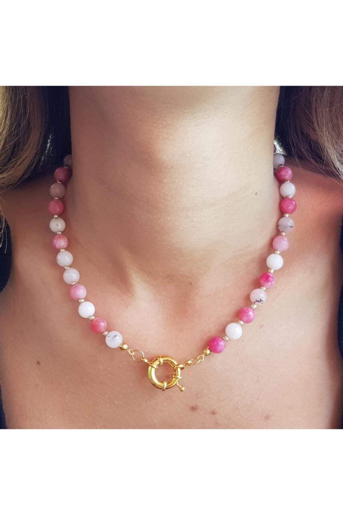 Handmade top stone necklace