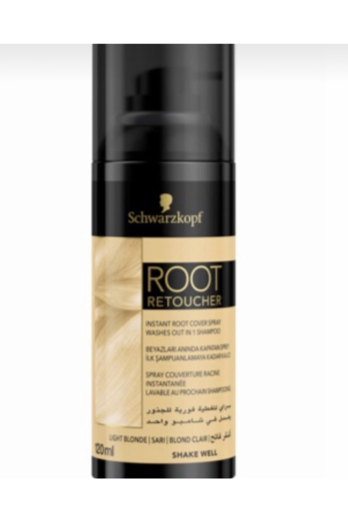 رنگ مو شوآرزکوف Schwarzkopf sarı sprey beyaz kapatıcı