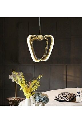 Modern Sarkıt Led Avize Gold Sarı Gün Işığı Ledli Avize burenze931