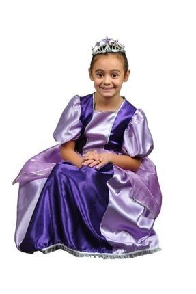 Kız Çocuk Mor Prenses Rapunzel Kostümü TYC00151049536