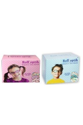 Roll Optik Kapatıcı Göz Bandı + Göz Kapama Bandı 100 Adet Erkek Avantaj Paket ROLLOPTİKKOFRE
