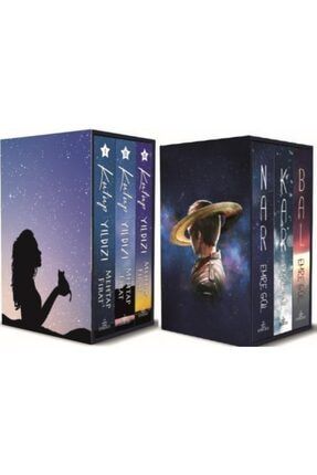 2 Ayrı Set Karton Kapak(6 Kitap) - Nar-bal-kar- Kutup Yıldızı Serisi- Emre Gül 6 kitap kitap set 472