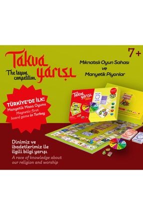 Takva Yarışı Manyetik Masa Oyunu (türkçe - Ingilizce) The Taqwa Competition KPT553480008