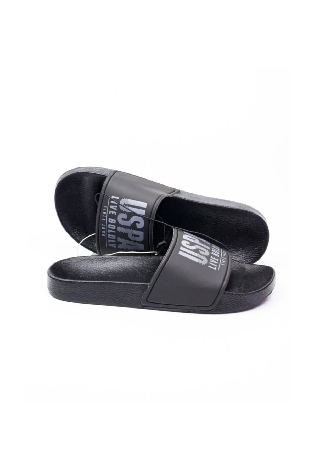 دمپایی U.S. Polo Assn. یو اس پولو ساحلی ساحلی زنانه Us Polo Assn Gusty Black Daily Beach اورجینال - تصویر 2