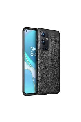 Oneplus 9 Pro Leather Tpu Silikon Kılıf - Siyah Uyumlu 6354165948769