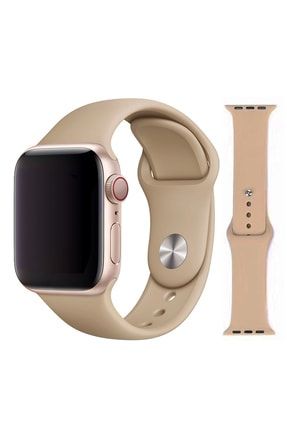 Apple Watch 1-2-3-4-5-6-se Seri (42mm-44mm) (small - Medium) Kordon Kayış A+ Yüksek Kalite Silikon AS