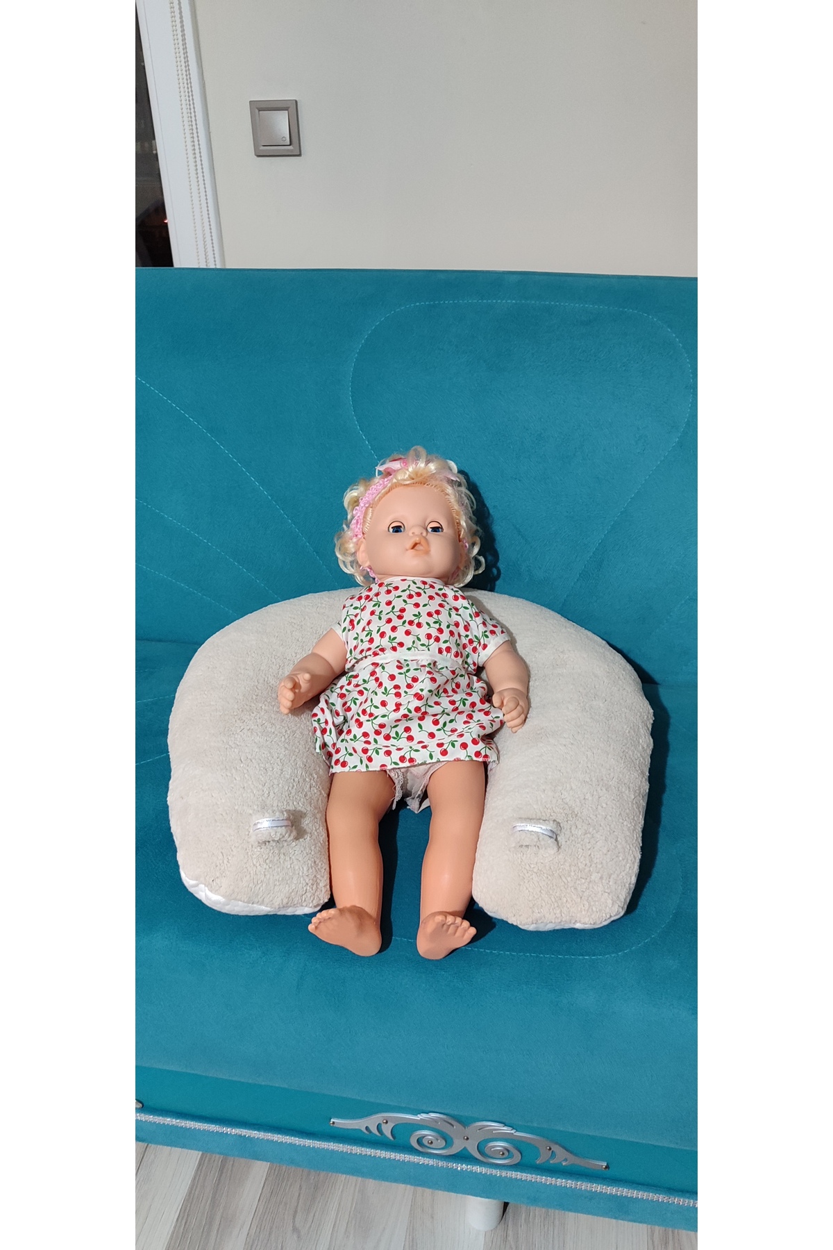 nisa baby tasarım Pofidik emzirme yastığı ve bebek destek minderi fotoğrafı 6 (önizleme)