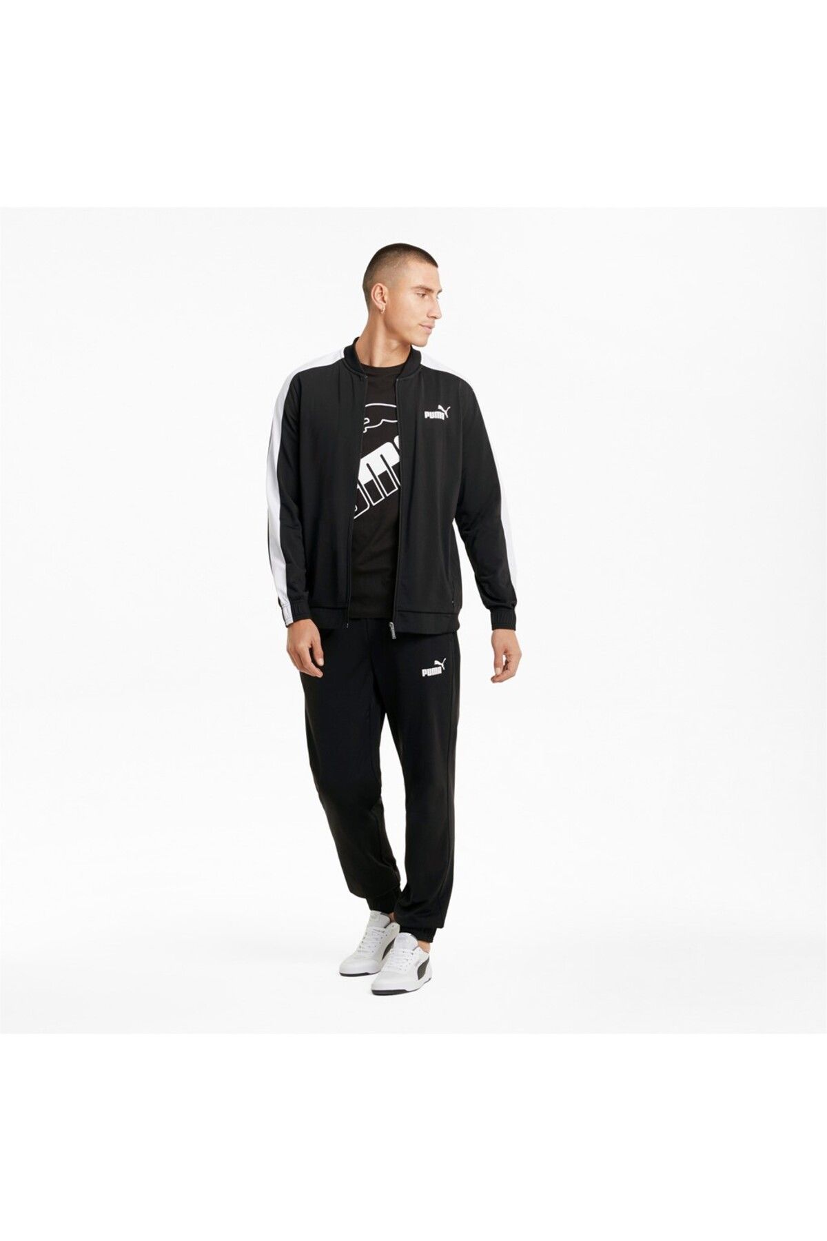 Puma Erkek E ofman Tak m Baseball Tricot Suit Black 58584301