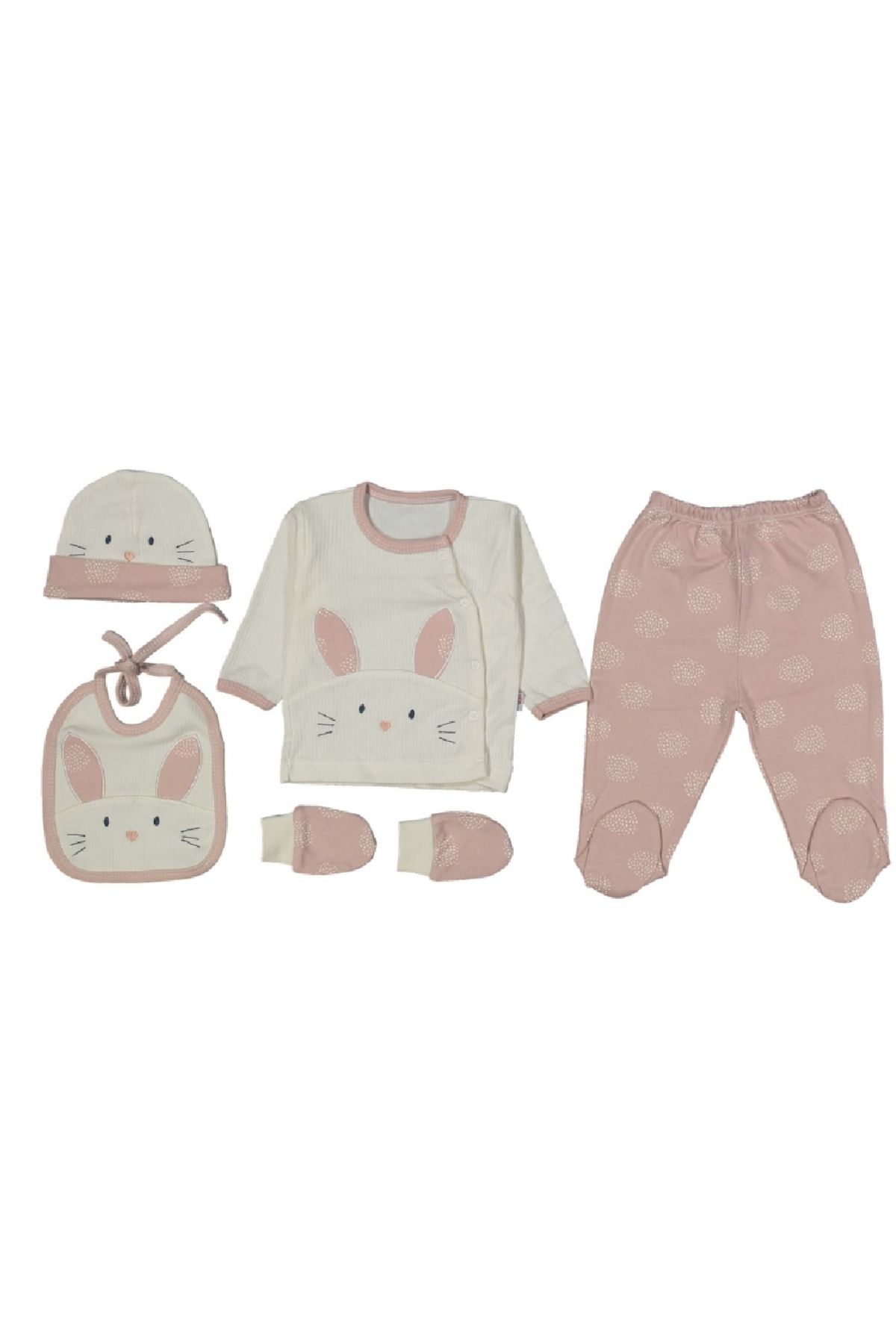 Боди Cherub Baby Rabbit Ear из 100% хлопка, комплект из 5 предметов для больниц 234948