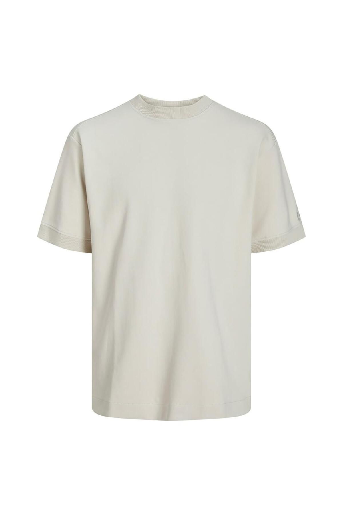 تی شرت نود مردانه کرم دکو MOM Jack Jones Jack & Jones
