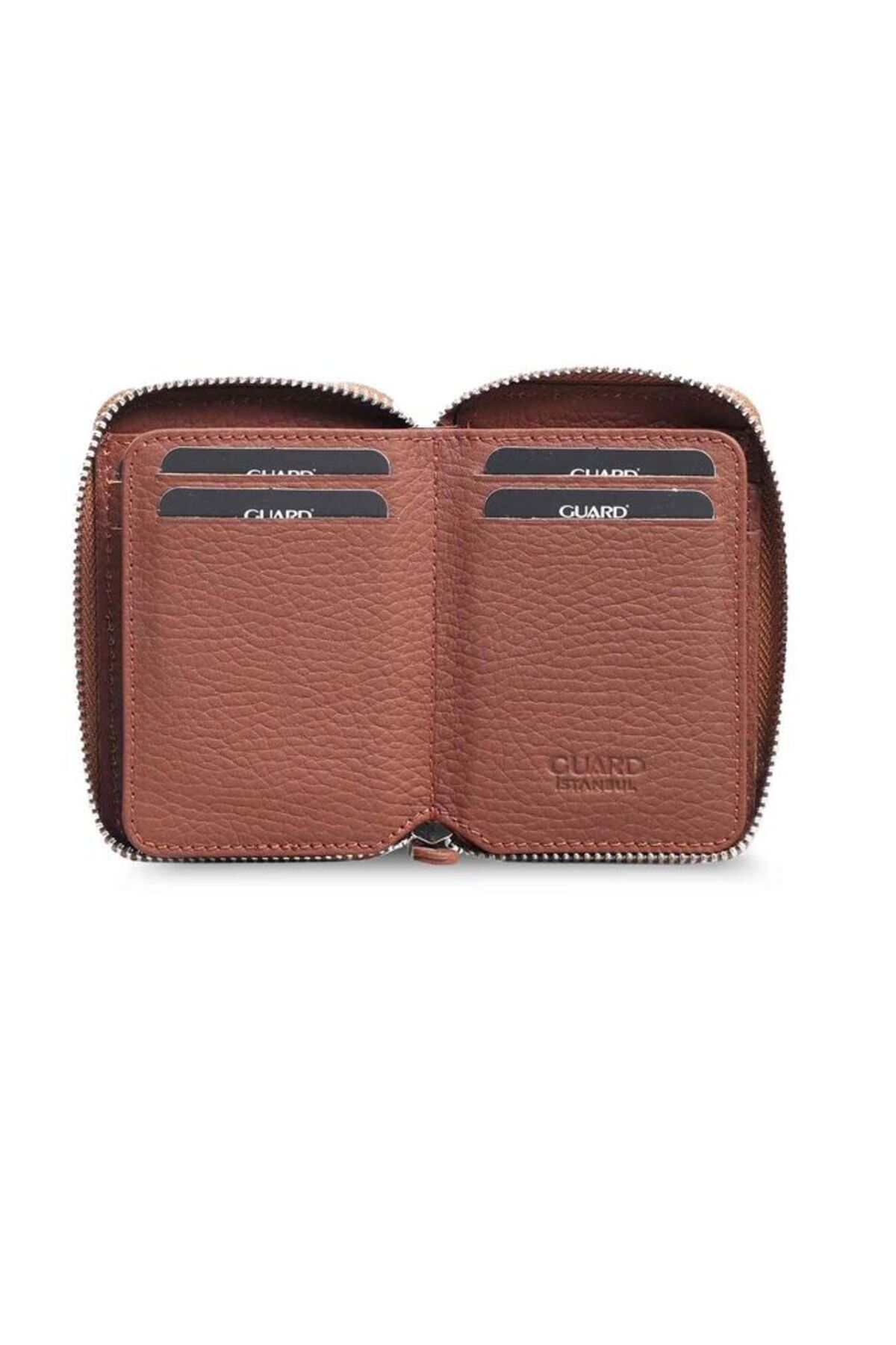 Guard Mini Fermuarlı Cüzdan / 796 - Taba
