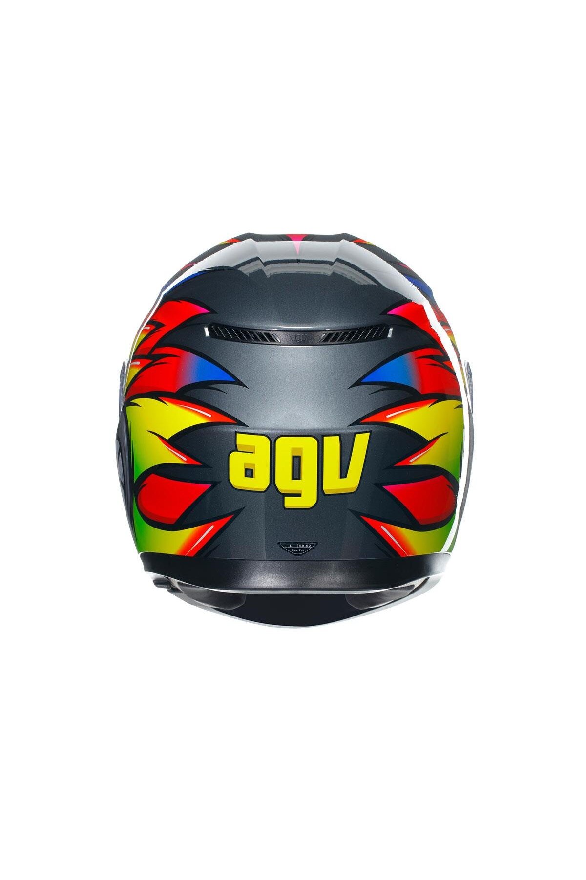Casque Moto AGV K3 Birdy 2.0 - Homologué ECE 22.06, Pinlock MaxVision, Pare-Soleil (Taille XL)