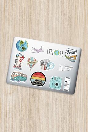 esticker Travel Seyahat Adventure Dekoratif Laptop Notebook Tablet Telefon St...
