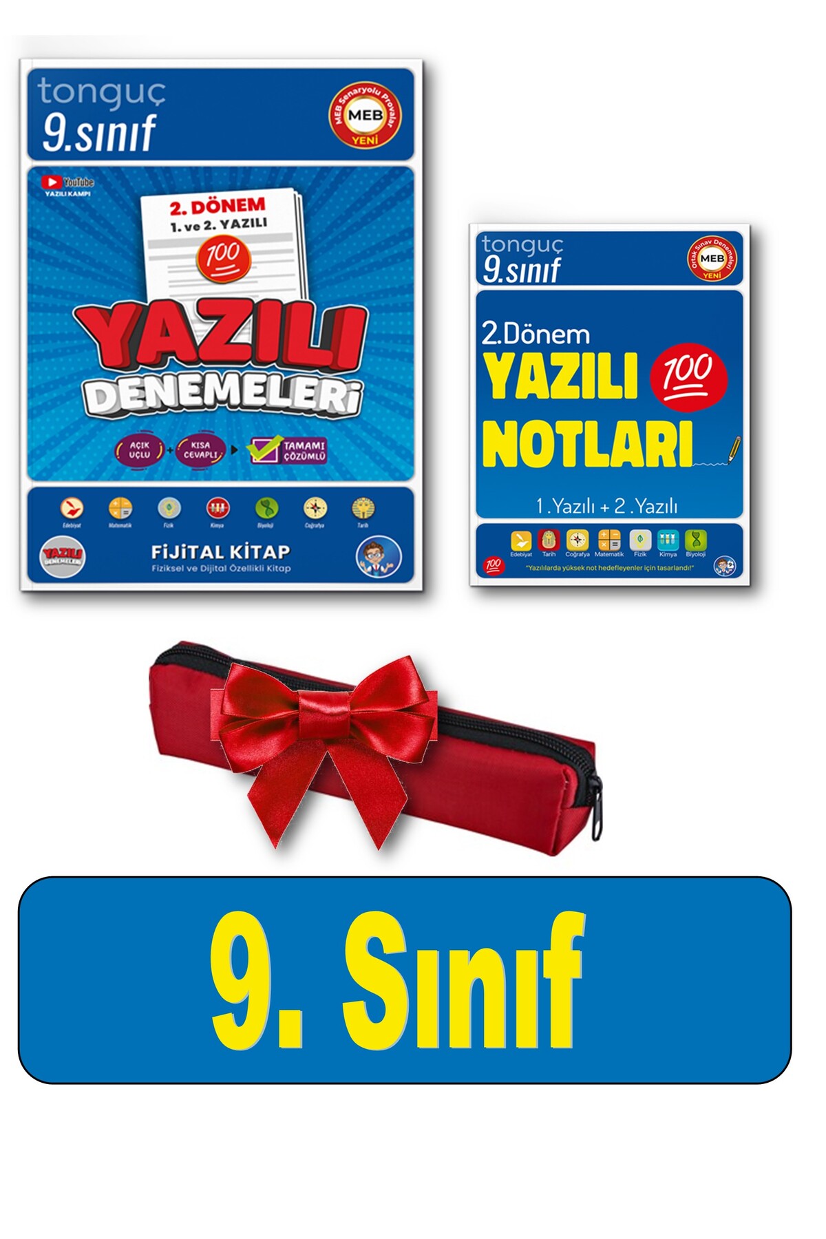 Tonguç Yayınları 9. Sınıf 2. Dönem 1 ve 2. Yazılı Notları ve Denemeleri ...