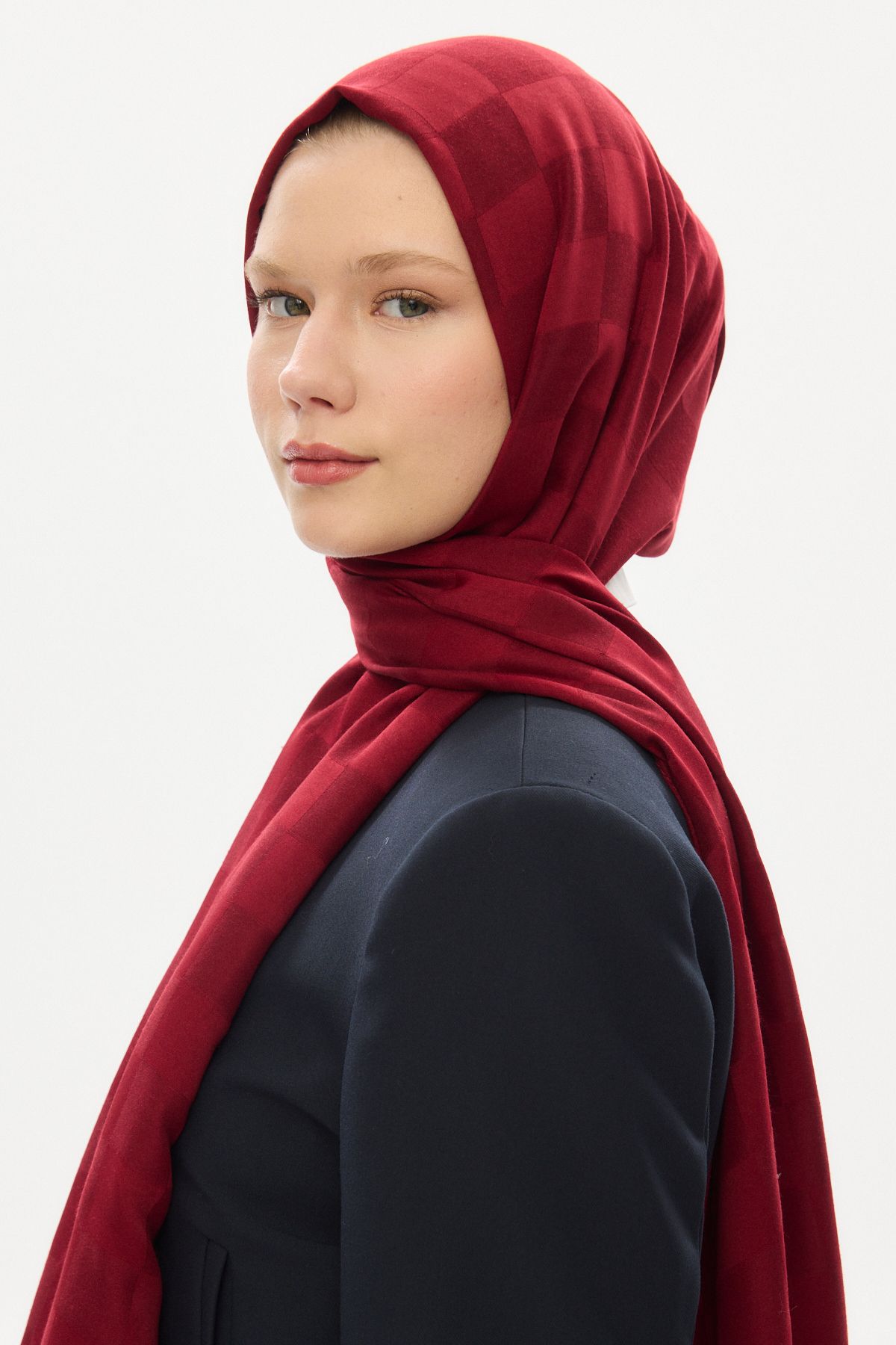 Mira İpek-Jacquard Shawl Series (CHAMELON PATTERN) 4