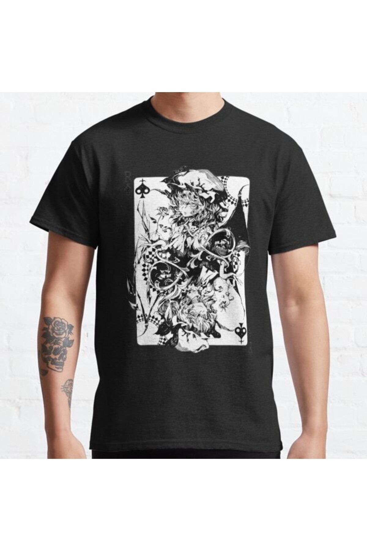 ZOKAWEAR Loose Fit Touhou Project - Tricou Imprimat Cu Design Remilia & Flandre Scarlet Unisex - S