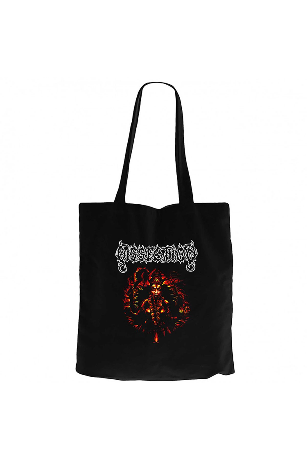 Z zepplin-Dissection Satan Quin Black Canvas Tote Bag 1