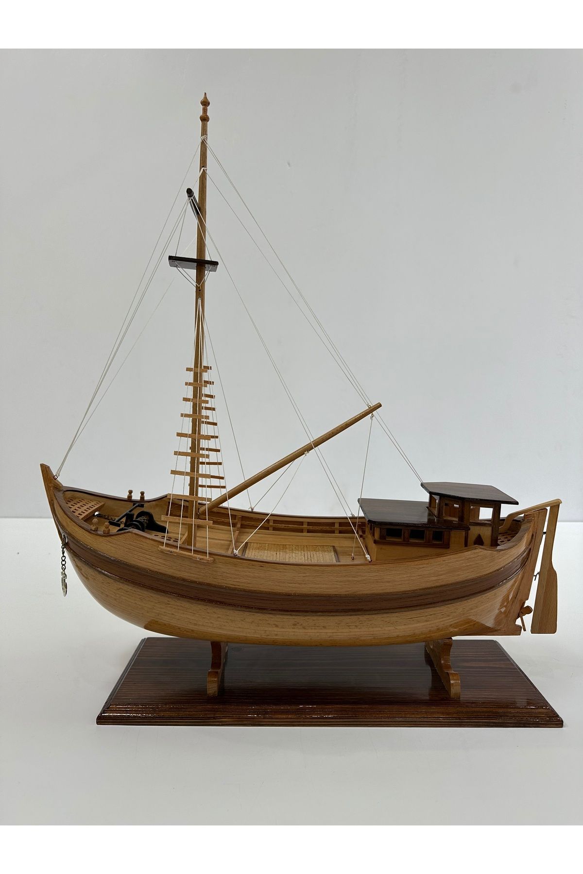 AYHAN KOTRA-World First Load Ship - Puller, Black Sea Sand Pebble Pulling Ship, Wrapping Model 6