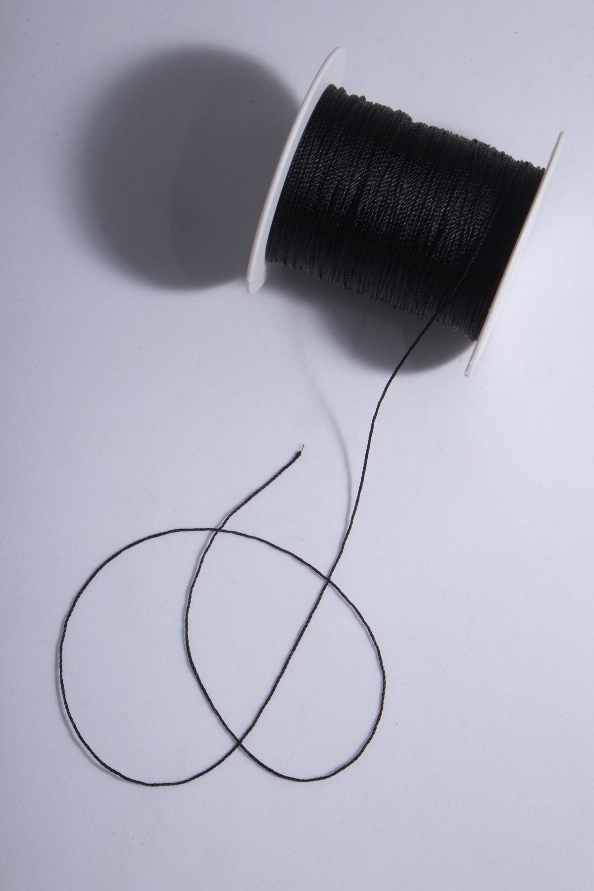 0.6 Mm 100 Metre Tesbih İpi Siyah Renk