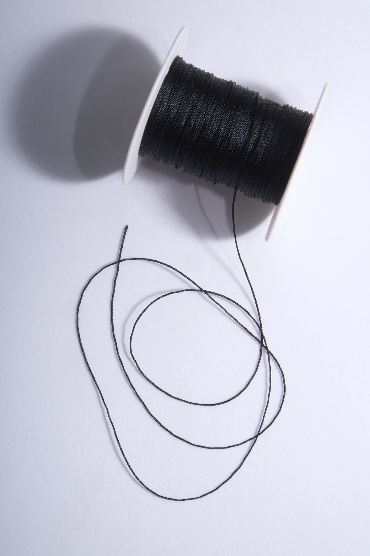0.6 Mm 50 Metre Tesbih İpi Siyah Renk